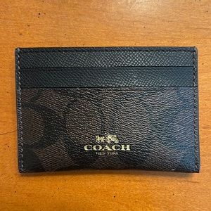 Coach card holder